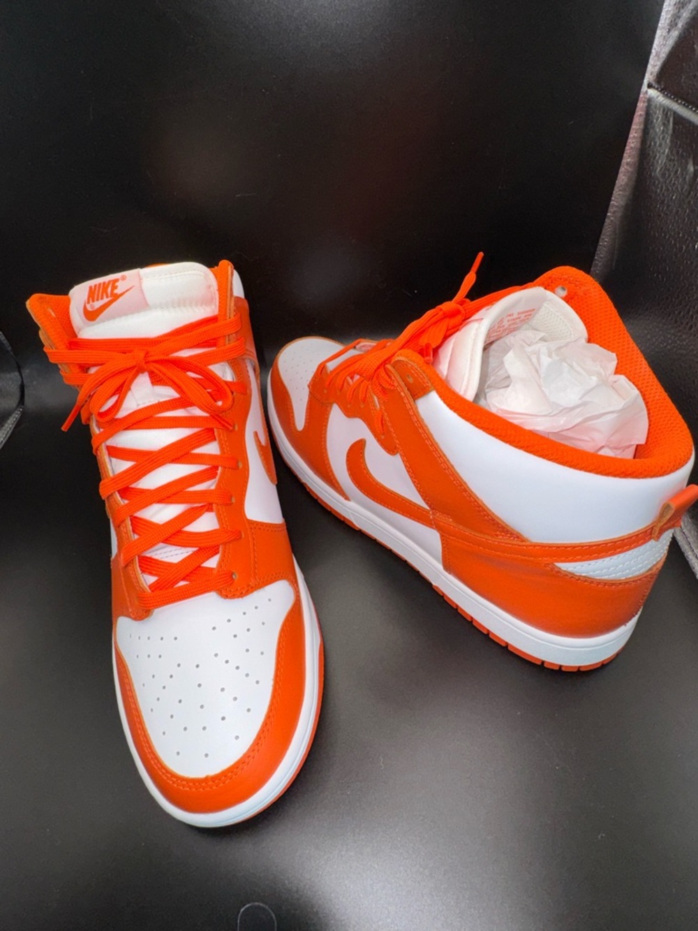 Nike Dunk Low Syracuse Orange Blaze DD1399-101 Men’s 10.5🔥 worn twice - Picture 16 of 16